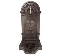 Clever-Deko Fontaine murale d'extérieur - Distributeur d'eau - Fontaine d'intérieur - Antique - Rétro - Style Nouveau - Gothique - Raccord de tuyau de jardin