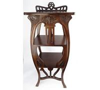 Clever-Deko Table d'appoint pour fleurs Style art nouveau