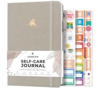 Clever Fox Carnet d’autosoins - Carnet de bien-être et de réflexion quotidienne - Journal de santé mentale et de développement personnel - Pour femmes et hommes - Format A5 - Alpes Brumeuses