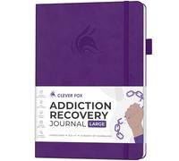 Clever Fox Grand journal de récupération de dépendance - Carnet d'exercices de sobriété guidé pour l'alcool, les drogues, les jeux, l'alimentation et d'autres dépendances - Planificateur quotidien
