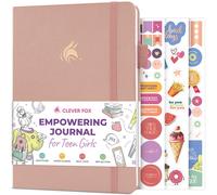 Clever Fox Journal d'autonomisation pour adolescentes Journal d'amour-propre guid avec instructions Carnet de gratitude et de manifestation,