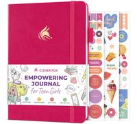 Clever Fox Journal d'autonomisation pour adolescentes Journal d'amour-propre guid avec instructions Carnet de gratitude et de manifestation,