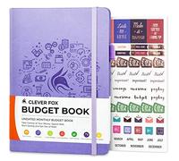 Clever Fox Livre de Budget - Planificateur Financier, Organiseur et Carnet de Suivi des Dépenses. Livre de Comptes Budget Mensuel Ménage et Finances Personnelles. Format Compact - Lavande