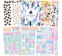 Clever Fox Lot de 1 500 autocollants pour planificateur mensuel, hebdomadaire et quotidien, calendrier ou journal
