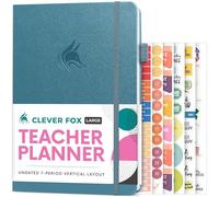 Clever Fox Organiseur pour enseignants - Planificateur d'année scolaire avec calendriers et plans de leçons - Livre de planification pour enseignants pour l'organisation en t à domicile - Sans