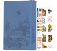 Clever Fox Planificateur de voyage américain - Journal de voyage des États-Unis 50 États avec listes de seau, itinéraire de voyage, budget et suivi des dépenses, livre d'exploration des États-Unis à