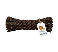 Clever Leon Corde Polypropylène 6 mm 30 m Tressée résistante UV et imperméable pour Camping Bateau Jardin Fixation bâche et Usage extérieur Multifonction Charge 360 kg