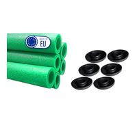 Clever Leon Mousse De Protection pour Trampoline pour 6 Poteaux De Trampoline Accessoires De Rechange 180 cm 6 pcs ver