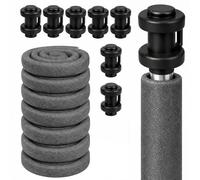 Clever Leon Mousse De Protection pour Trampoline pour 8 Poteaux 8 x 180 cm Kit Accessoires De Rechange Protection Poteaux Trampoline Universelle avec Embout Poteau Trampoline