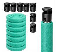 Clever Leon Protection poteaux Trampoline 180 cm Lot de 8 Mousse poteaux Trampoline Protection avec Embouts de Poteau Tubes Trampoline Accessoires sécurité Enfants Jardin