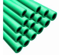 Clever Leon Tubes en Mousse pour Trampoline, Protection pour poteaux de Trampoline, Protection Mousse pour poteaux Trampoline frite 12 Tubes Vert, 16 verts., 16 Stk