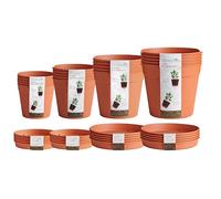 Clever Pots Pot de Fleurs, Terre Cuite, Mixte