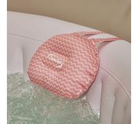CleverSpa Lot de 2 appuie-têtes gonflables en TPU Zig Zag Rose