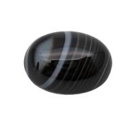 CLEVIO 11.25 Ratti 10.25 Carat Sulemani Hakik Stone Certified Natural Black Sulemani Akik Gemstone-B0DKFPW1MRNAMZ, Small, Gemme
