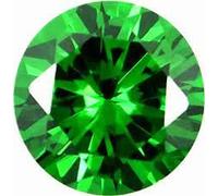 CLEVIO 6,25 Ratti Vert Zircon cubique Naturel Certifié Diamant Pierre précieuse en vrac pour homme et femme S-B0C7N4GNMRNAMZ, Small, Gemme