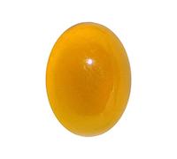 CLEVIO 7,25 Ratti 6,50 carats certifié jaune naturel Sulemani Hakik Agate Haqiq Haqiq Pierre précieuse pour homme et femme - B0CJJWXVMRNAMZ, Small, Gemme