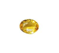 CLEVIO 9.75 Ratti Sunela Stone Original Certified Natural Citrine Success Gemstone For Men & Women (testé par laboratoire) -B0D49RJWMRNAMZ, Small, Gemme