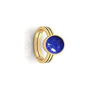 CLEVIO Blue Lajward Stone Natural Aa++ Quality 10.25 Ratti / 9.55 Carat Original Lapis Lazuli Lajwart Rashi Ratna Pathar Bague pour homme et femme - B0BLWG6HMRNAMZ, Small, Gemme