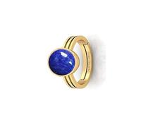 CLEVIO Blue Lajward Stone Natural Aa++ Quality 5.25 Ratti / 4.55 Carat Original Lapis Lazuli Lajwart Rashi Ratna Pathar Bague pour homme et femme - B0BLWG4CMRNAMZ, Small, Gemme