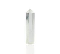 CLEVIO Cristal de roche à extrémité unique en cristal de roche 14,6 Ct-B08SHG95MRNAMZ, Small, Gemme
