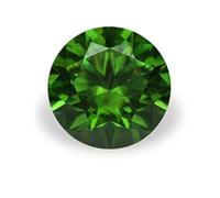 CLEVIO Pierre précieuse originale zircon vert / 10,25 carats / sertifié de laboratoire - B0C7N4JZMRNAMZ, Small, Gemme