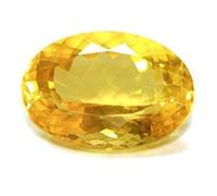 CLEVIO Pierre Sunela de 4,25 Ratti 3,00 carats certifiée originale en citrine naturelle pour succès ou homme et femme (testée en laboratoire) -B0BW9H9ZMRNAMZ, Small, Gemme
