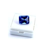 CLEVIO Saphir bleu naturel 17,25 Ratti 16,92 carats avec carte certifiée en laboratoire, pierre de saphir bleu naturel, pierre précieuse originale Neelam/Nilam pour homme et femme S-B0D1R5XYMRNAMZ