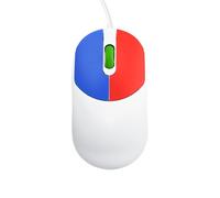 Clevy Souris Enfant Silencieuse - Souris Filaire USB pour Enfants et Écoliers - Code Couleur pour Apprentissage en Classe et à l'École - Ergonomique pour Petites Mains