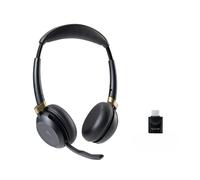 Cleyver Nomad 95 UC Modular Casque modulaire conçu pour le travail hybride, avec connexion Bluetooth multipoint, réduction de bruit active sur 3