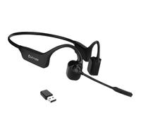 Cleyver Open ear UC Casque à conduction osseuse pour PC et mobile avec Bluetooth Multipoint et dongle USB-A.
