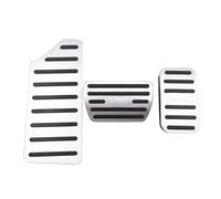 CLFJWZ Couvre-pédales Antidérapants pour Pédales De Frein À Gaz Et D'accélérateur pour Civic 10e 11e Génération 2016-2022 2023 Intérieur Voiture(at Silver9)