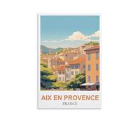 CLFMHNAS Aix en Provence France Affiche de voyage vintage 50 x 75 cm