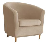 CLGTY Housse de Fauteuil Club 1 Place en Velours-Chameau