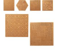 clhjinruoliu Casse-tête en bois avec plateau fractal, puzzle en bois qui plie l'esprit, défi de pensée inversée, labyrinthe créatif irrégulier unique impossible difficile pour adultes, E