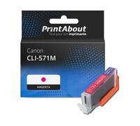 CLI-571M Cartouche d'encre compatible Canon Magenta