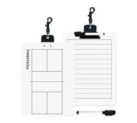 Clibt De Volleyball - Coachs Dry Erase Board, Tacticals Sports Clipboard, Trainage Blanc Double-Face | Conseil De Démonstration Portable pour Le Volleyball, Le Badminton, Le Tennis, Les Séances De