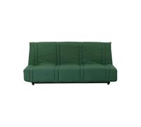 Clic clac 3 places LENA 20 Tissu coton foret Couchage 125 190 cm L193 P92 H93 cm