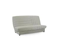 Clic-clac - BEIJA - 3 places - Velours côtelé beige - 130 x 190 x13 cm