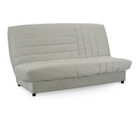 Clic-clac - BEIJA - 3 places - Velours côtelé beige - 130 x 190 x13 cm