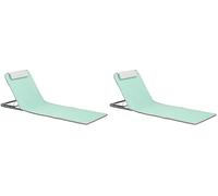 Clic Clac des Plages Matelas de Plage Opale (134 x 48 x 40 cm) (Lot de 2)