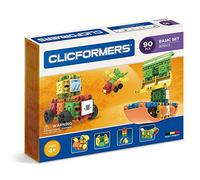 Clicformers Jeu de Construction, Ensemble de Base de 90 pièces, Jouet Fille et garçon STEM pour des Heures de Plaisir, Jeux educatif 4 Ans jusqu'à 12 Ans