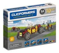 Clicformers Set de voiture de course 74 pièces Multicolore G