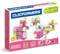 Clicformers Set Floraison 805002 Couleurs Pastel Rose Vert 100 Pièces