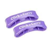 Click & Carry Poignée de Transport de Sacs de Courses ou en Plastique, avec Rembourrage en Gel Confortable et Design Mains Libres pour Shopping, Transport de Pots de Peinture