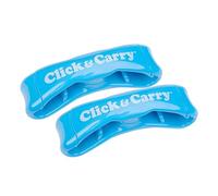 Click & Carry Poignée de Transport de Sacs de Courses ou en Plastique, avec Rembourrage en Gel Confortable et Design Mains Libres pour Shopping, Transport de Pots de Peinture