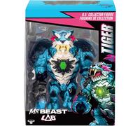 MrBeast Lab à collectionner, Apex Beast Panther, 15,8 cm, Très détaillée, Emballage de qualité, 13 points d’articulation, Mâchoire puissante, 2 à collectionner, Apex Beast Tiger et Apex Beast Panther