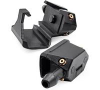 Click&Fit Buses de lave-glace compatibles avec Ford Transit, Mercedes Sprinter, VW Crafter Camion Minivan ; buses d'essuie-glace 4 voies pour bras d'essuie-glace de 8 à 10 mm