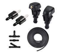 Click&Fit Kit de réparation avancé buses de lave-glace de rechange pour Nissan Titan Armada, Infiniti QX56, Dodge Dakota Durango OE# 28931-7S000 Accessoires ; buses, soupapes anti-retour, tuyau,