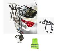 CLICK & GO Compatible avec Alfa Romeo Giulietta 5P ANNÉE 10 al 20 X Porte-VÉLO ARRIÈRE pour Voiture Porte-VÉLOS pour Coffre Support pour 3 VÉLOS Max 45KG