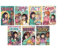 Click Graphic Series 7-Book Collection Set - Heartfelt Middle Grade Graphic Novels About Friendship and Growing Up - Click, Camp, Act, Clash, Crunch, Break, Stuck
